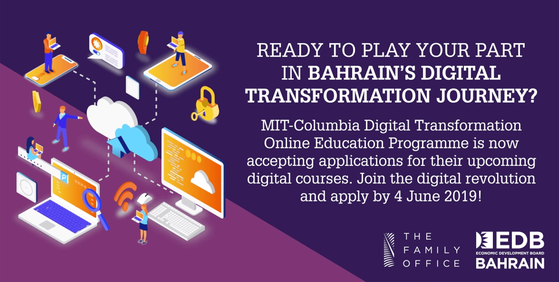 ‘The Family Office’ Launches Programme to Sponsor 100 Bahrainis to Attend Digital Transformation Courses