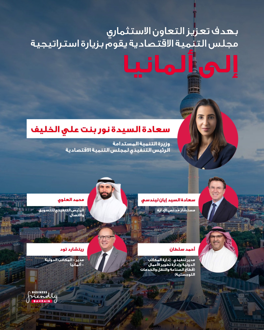 بهدف تعزيز التعاون الاستثماري مجلس التنمية الاقتصادية يقوم بزيارة استراتيجية إلى ألمانيا