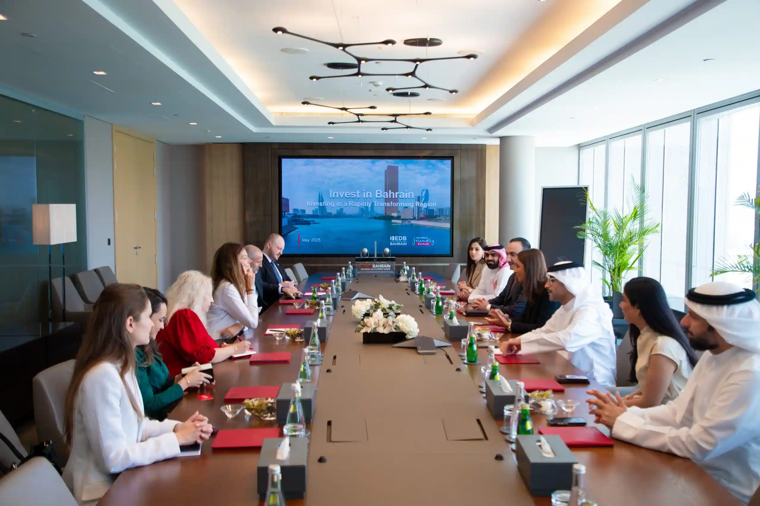 UK Minister for Investment Visits Bahrain EDB